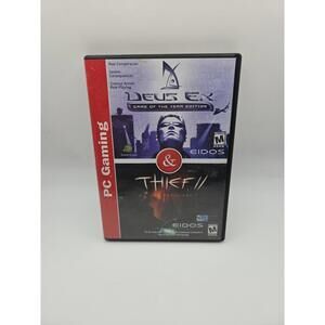 Deus EX and Thief II The Metal Age PC Gaming Two Pack